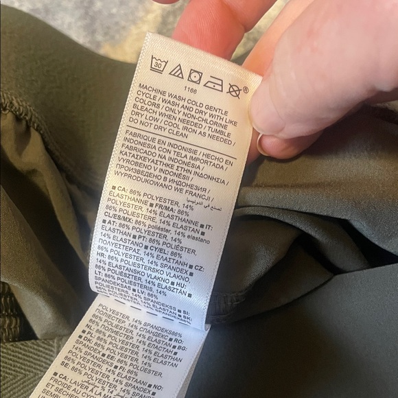 Athleta Women's Olive Green Pencil Skirt - Picture 8 of 9